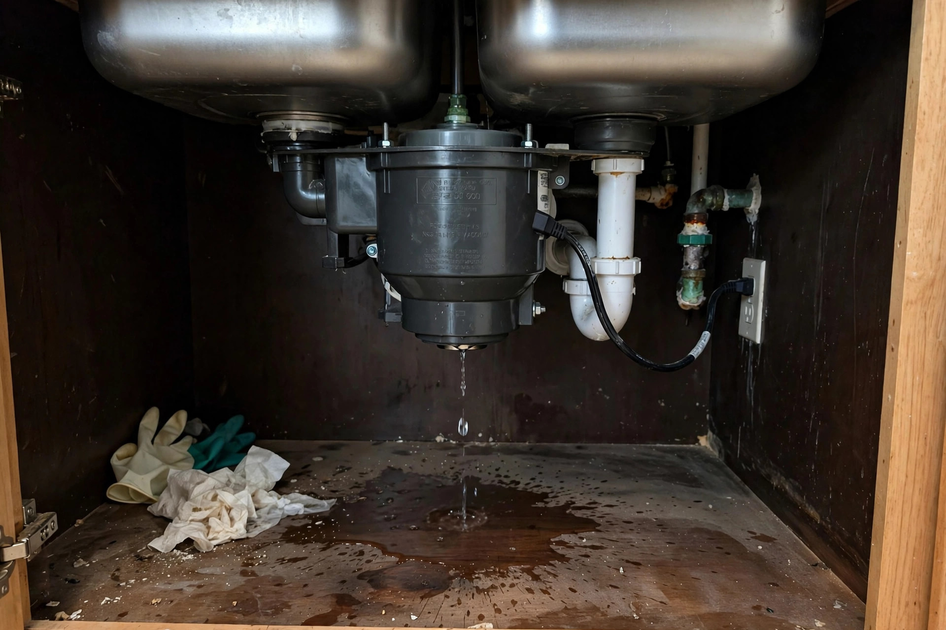 Garbage Disposal Leaking from the Bottom? Fixes